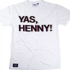 QUEER EYE 🌈 “yas, henny!” 🌈 short sleeve tee 💜 NWT